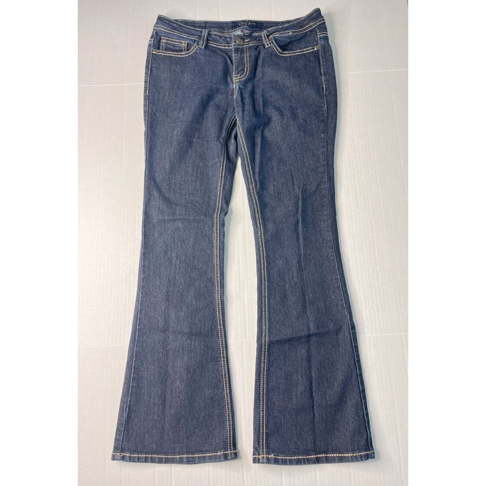 Earl Jean Size 9 Low Rise Flare Jeans Y2K Retro 32'' X 30.5'' Y2K